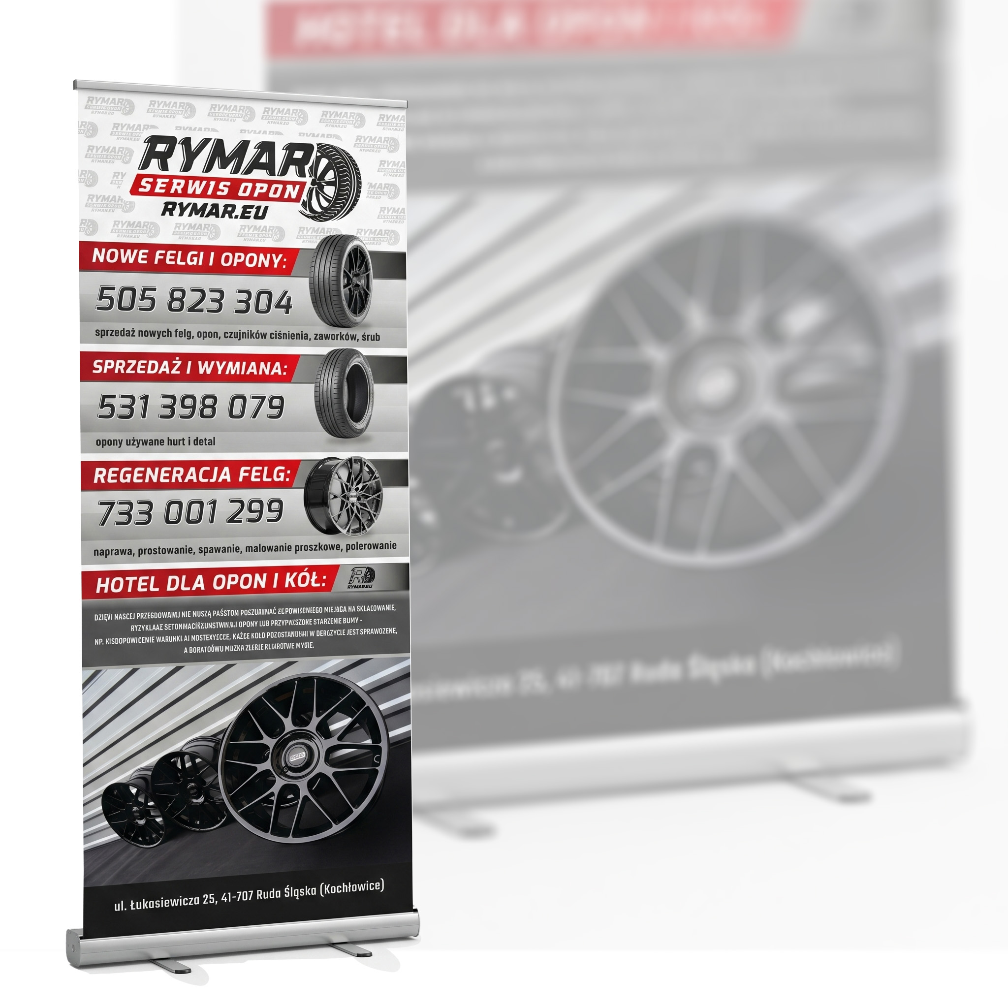 Rollup Rymar — wizualizacja projektu